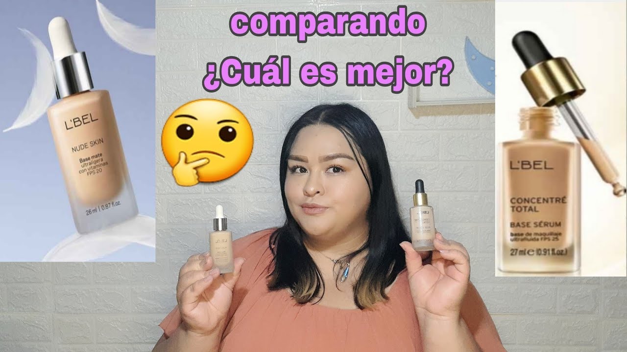 Guerra de bases!! concentré total  vs nude skin de L'ebel