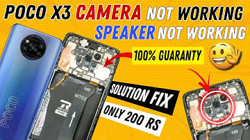POCO X3 Camera Problem | How To Fix Camera & Speaker Issues On Poco X3 | Everything Soul