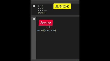 Junior Vs. Senior Developer #coding #programming #python #shorts