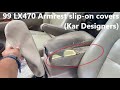 99 LX470 Armrest Covers (Slip-on) Kar Designers eBay