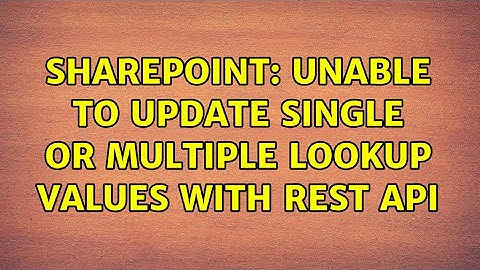 Sharepoint: Unable to update single or multiple lookup values with rest api