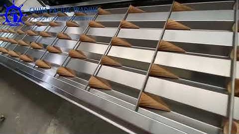 Automatic Ice Cream Cone Making Machine|Sugar Cone Colling Conveyor Belt|Sugar Cone Metal Detector