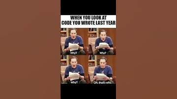 Reading Your Old Code Be Like… 😩💀 #shorts#codingmeme #viral #trending #memes