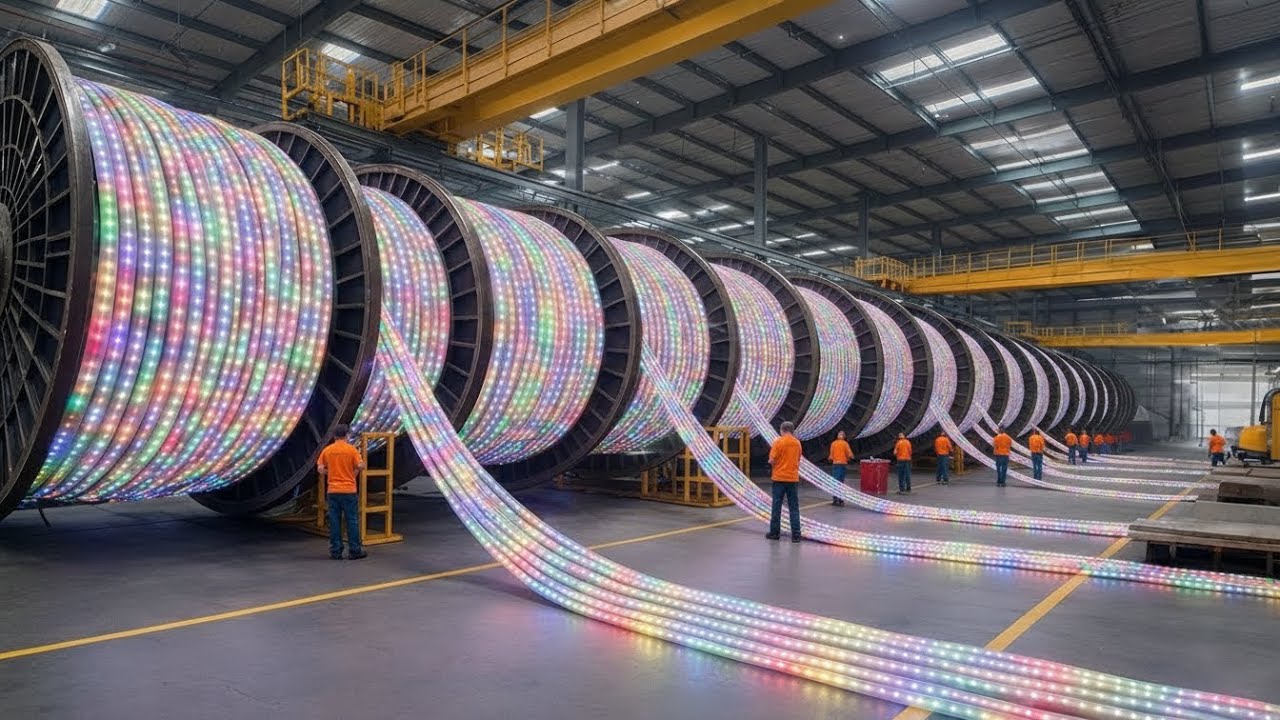Inside a Massive Factory Where Billions of LED Lights Are Manufactured