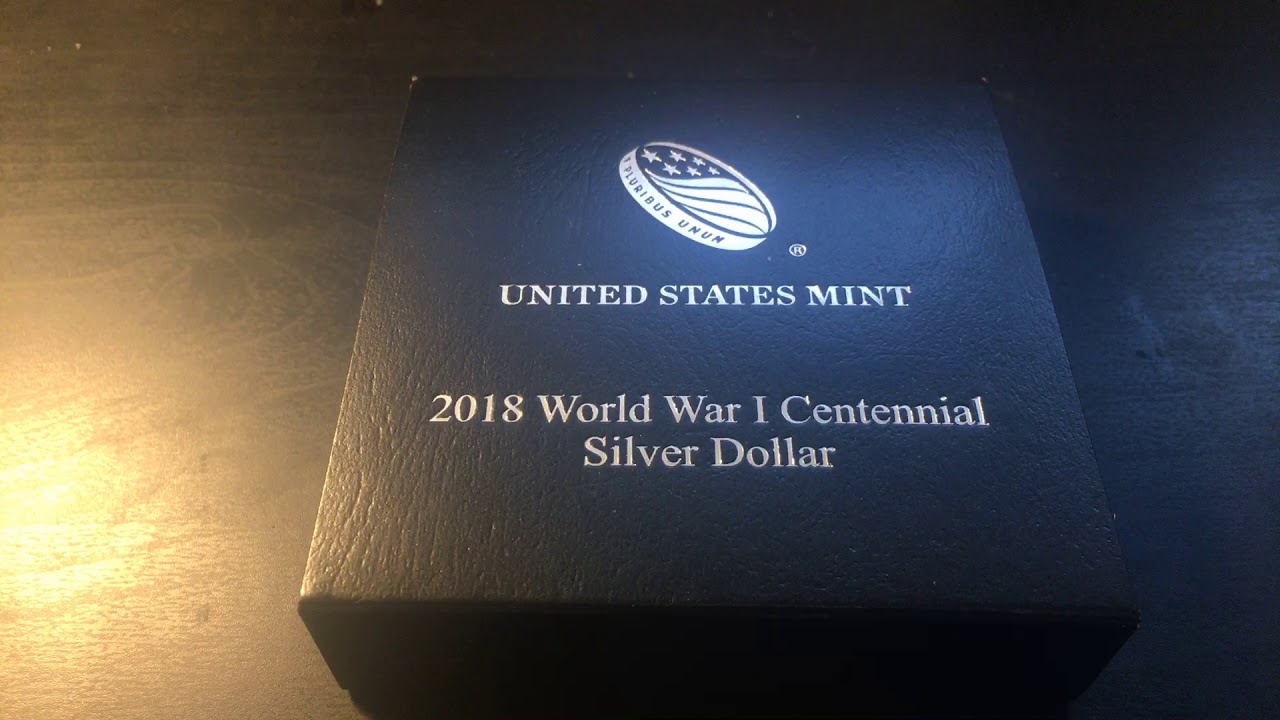 World War 1 Centennial Silver Dollar. Happy Veterans Day