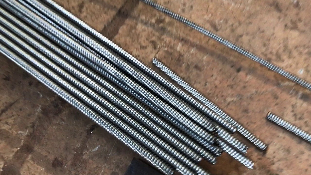 FEDA Thread rods screw making machine screw rods rolling machine YouTube