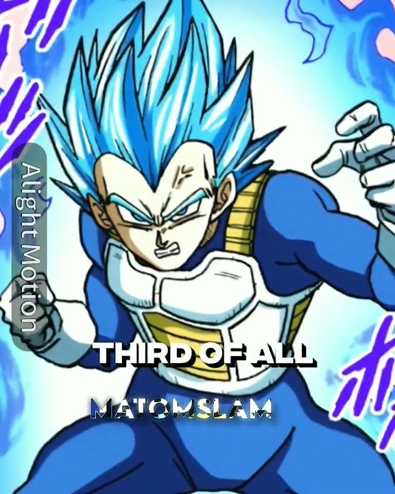 first of all I am vegeta edit alightmotion anime dbs dbz vegeta shorts YouTube