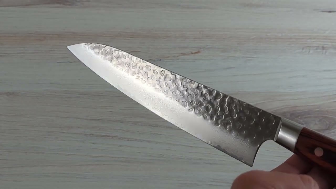 Takayuki VG-10 Hammered Damascus Gyuto 210mm