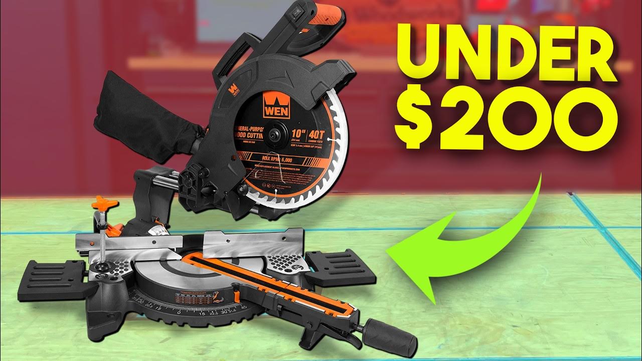 The Best Miter Saw For Beginner Woodworkers under 200? YouTube