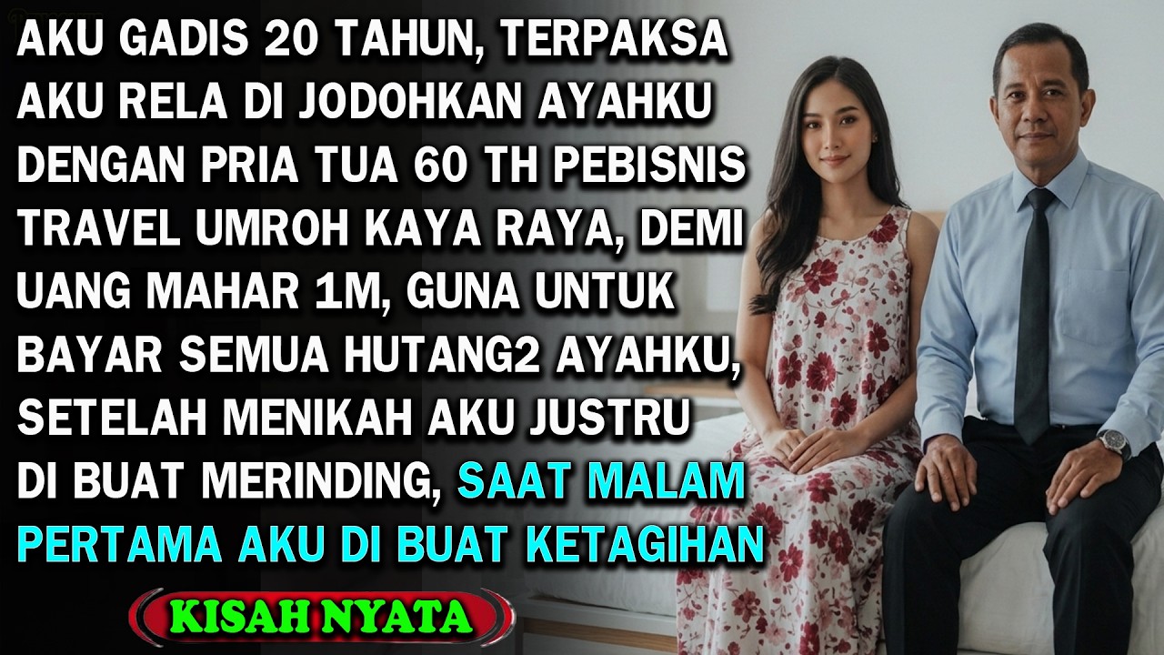 AKU RELA MENIKAH DENGAN PRIA TUA BOS TRAVEL❗ DEMI MAHAR 1M UNTUK LUNASI HUTANG AYAHKU,NAMUN ENDINGNY