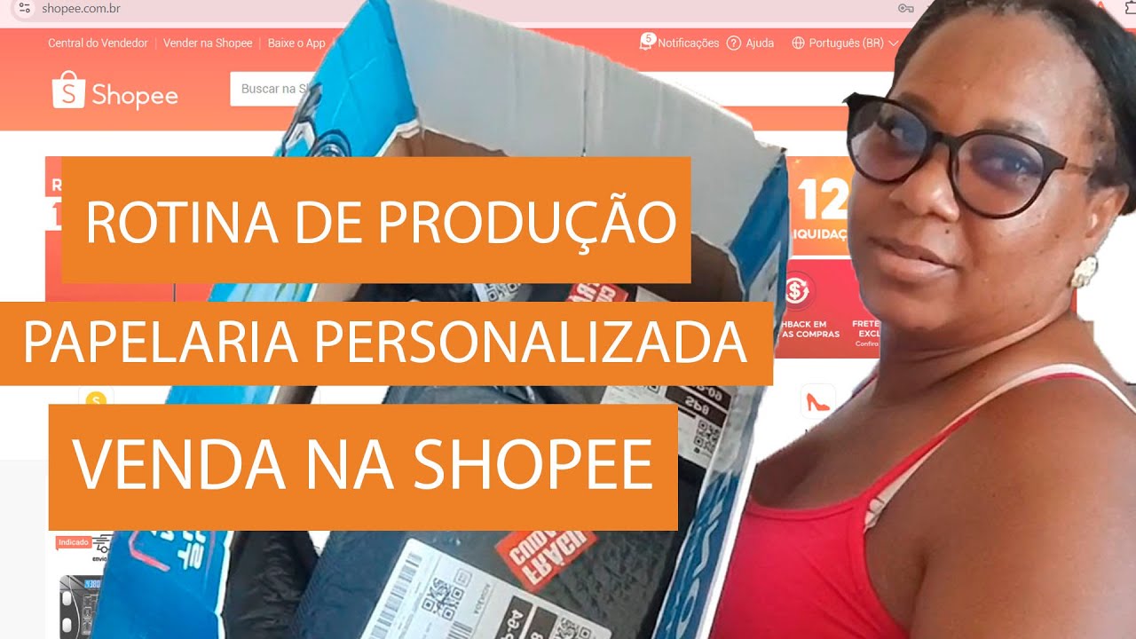 VENDA DE PAPELARIA PERSONALIZADA NA SHOPEE | ANNA PAIM | ROTINA DE PRODUÇÃO
