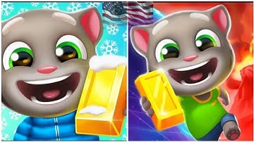 Talking Tom Time Rush VS Gold Run ⚡ New Update 2025 | Android Gameplay 🔥