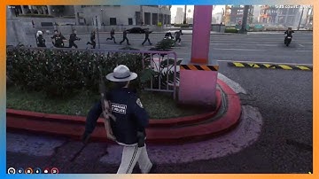 Snow Witnesses a Police Horde Chase Benji || GTA 5 RP NoPixel