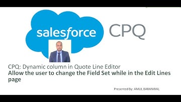 Salesforce CPQ Dynamic Column in Quote Line Edit Page