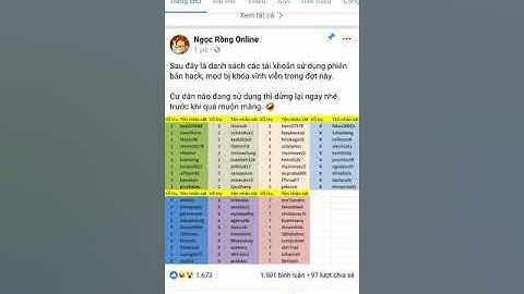 Ngọc rồng online các bạn hãy dừng dùng bản hack mod nếu ko muốn bị khoá nick