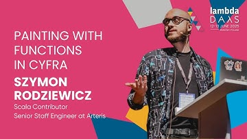 Painting with functions in Cyfra - Szymon Rodziewicz | Lambda Days 2025