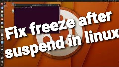 Fix freeze after suspend on ubuntu gnome/GDM (Nvidia only) [could be outdated, please back up first]