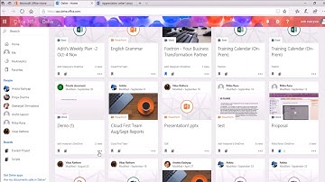 How to do Yammer conversations on a document in Delve?