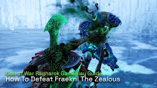 How To Defeat Fraekni The Zealous (FRÆKNI) - God of War Ragnarok Gameplay Guide