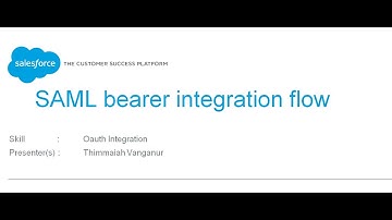 saml bearer assertion flow