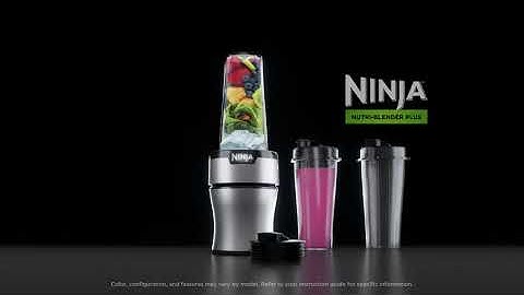 Ninja BN301 Nutri Blender Plus Compact Personal Blender 900 Peak Watt Motor Frozen Drinks