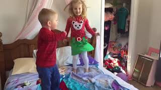 Slow Mo Jumping On The Bed