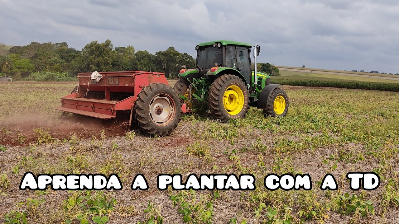 Semeando Capim Braquiária e Aveia Branca mais Regulagem