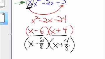 Slip slide method of factoring