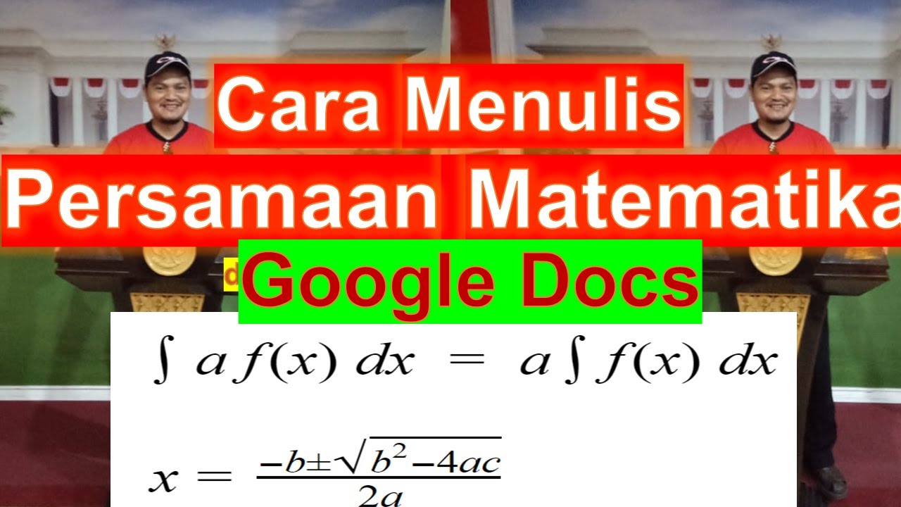  Cara  menulis  Equation di  google docs YouTube