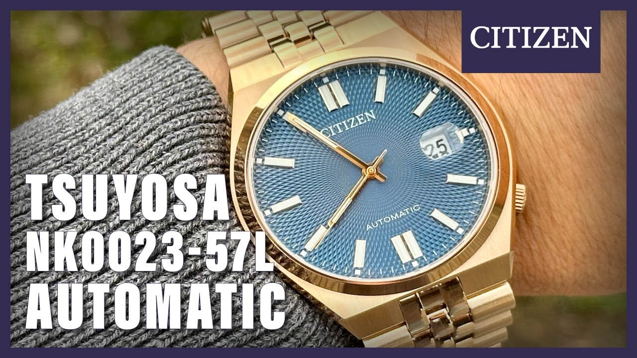 サイキョ Unboxing The New Citizen Tsuyosa NK0023-57L - YouTube