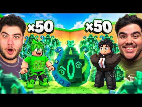 روبلوكس: تحديت نصوف وفتحنا 100 بيضة.. مين ملك الحظ؟ في ماب سرقة البيض 🥚🔥 | Roblox Steal an Egg