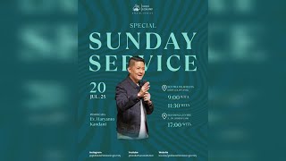 Ibadah Minggu, 20 Juli 2025 - 11.30 WITA | Ev. Haryanto Kandani - Create Your Future