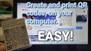 Create QR codes on your computer, easy, no app needed. Printing and laminating the only expense.