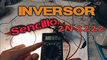 Inversor sencillo 2N 2222
