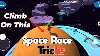 Stumble Guys Space Race Tricks | Stumble Guys All Maps Tips and Tricks