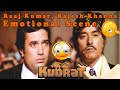 Raaj kumar rajesh khanna emotional scene from kudrat  hindi drama movie
