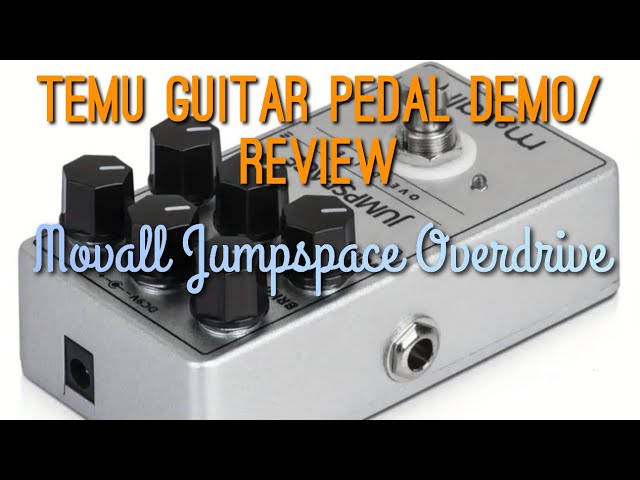 Movall Rocket Train Overdrive, Compressor, and Clean Boost Pedal