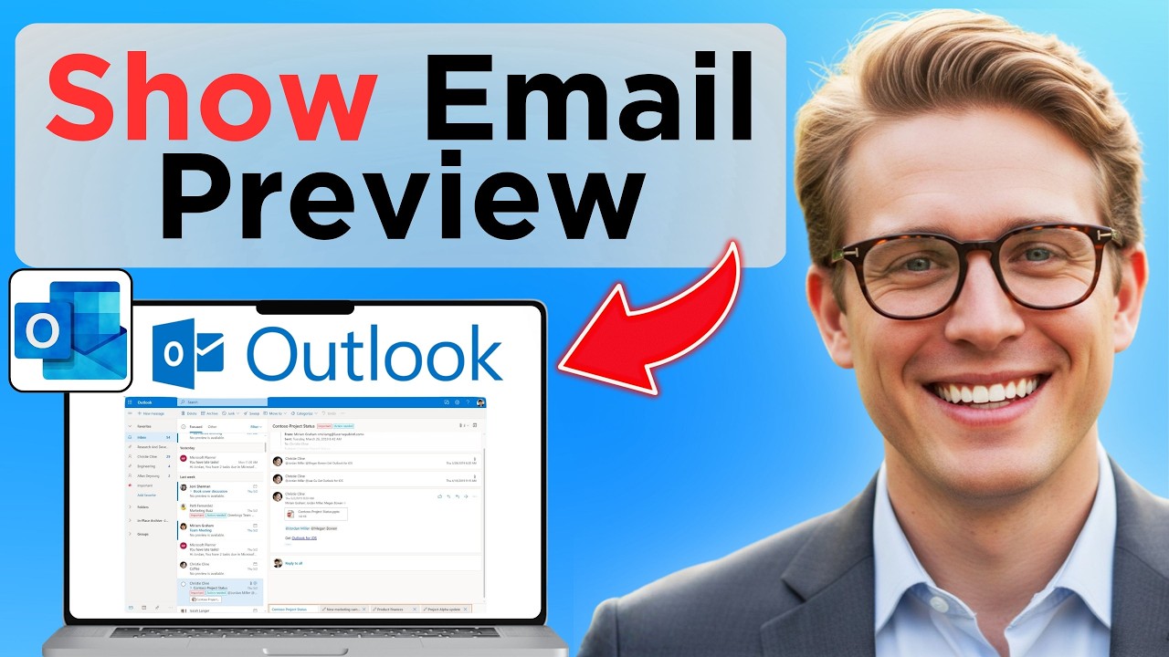 How To Change Outlook View To Show Email Preview (Easy Guide) - YouTube