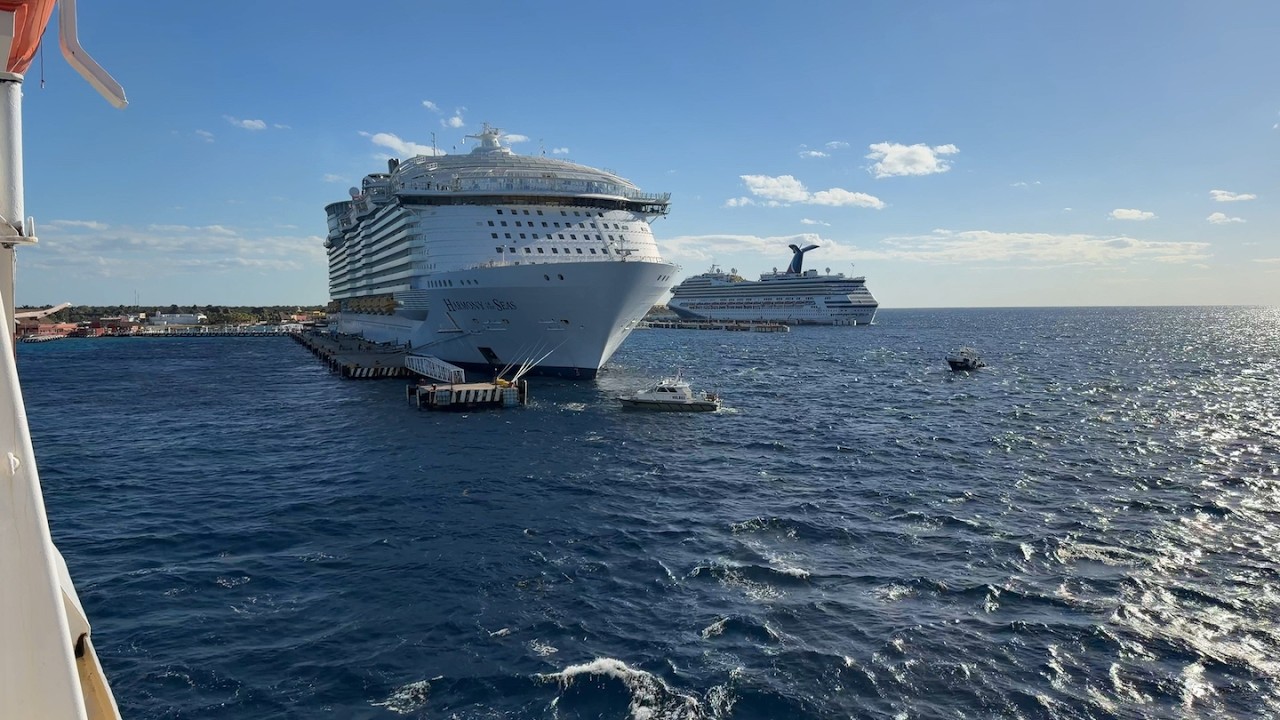Cozumel, Mexico - Norwegian Dawn Departs Cozumel