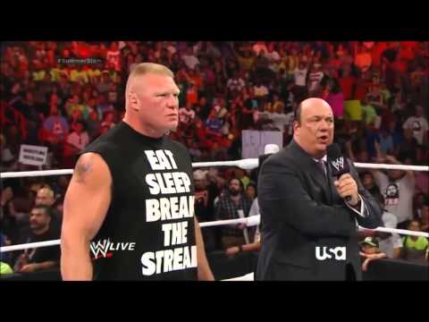 WWE Raw 7 21 14 Brock Lesnar Returns Challenges John Cena HD 