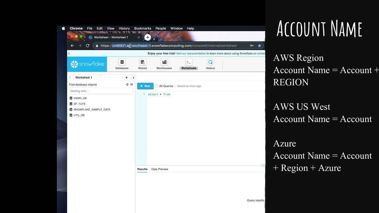 Setup your account name for SnowFlake CLI YouTube