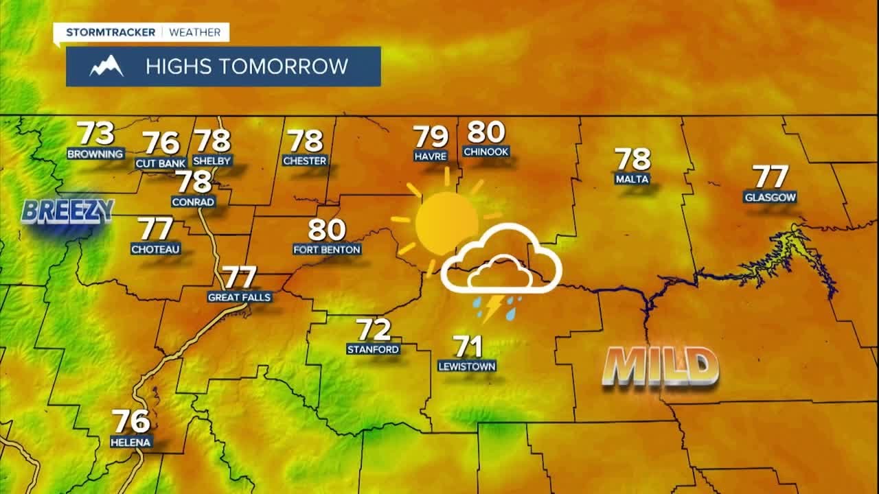 Partly cloudy and mild with a few showers/storms through Tuesday - YouTube