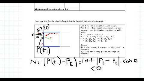 Clipping Algorithms-Part2(Cyrus beck line clipping algorithm)