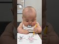 Baby's Magic Tear Saves Mommy 😭✨ #cute #baby #babyshorts #newborn