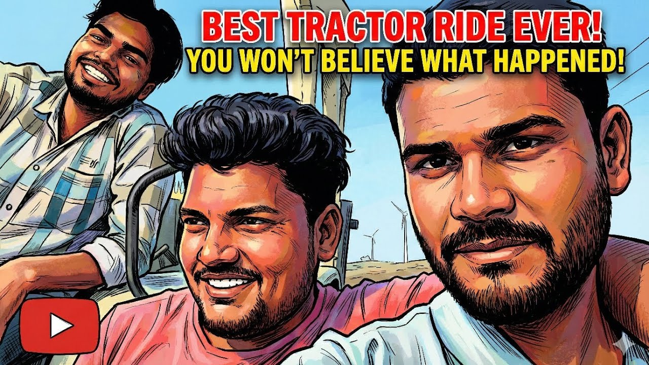 You Won't Believe This Tractor Ride! 🚜😂 (End was Crazy)