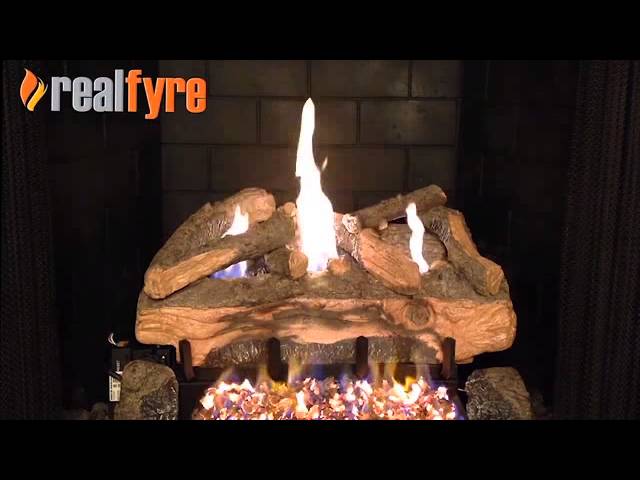 Real Fyre Evening Fyre Split Gas Logs Live Burn Video – eFireplaceStore -  YouTube