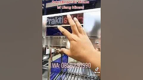 Usaha Air Minum Isi Ulang | Depot Air Minum Full Stainless #depotairminum