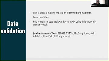 OSM Contribution 101: Contributing to OpenStreetMap Beyond Mapping