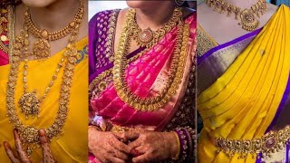 Trendy and Fashion Silk saree matching jewellery idea❤️😍 screenshot 5