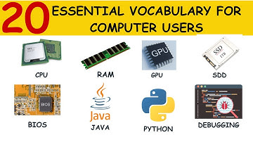 Essential English Vocabulary Words Everyone Should know | Computers